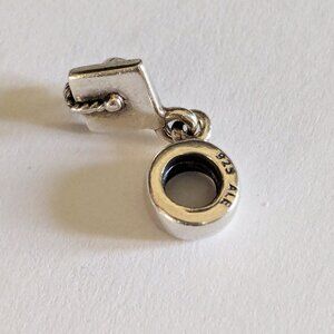 Authentic Retired Pandora Graduation Cap Charm